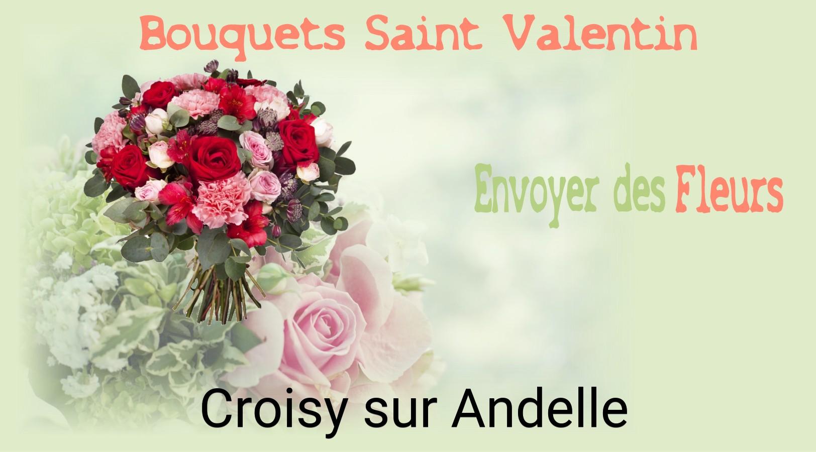 Roses de Saint-Valentin livrées à Croisy-sur-Andelle